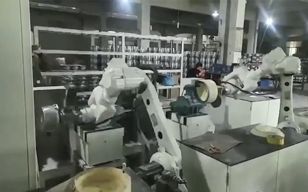 打磨专用机器人应用案例视频